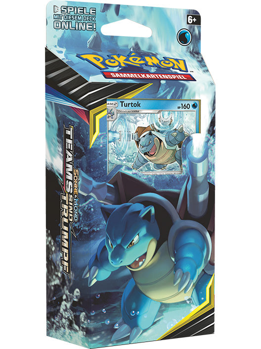 Pokémon - Sonne & Mond - Teams sind Trumpf - Sintflutkanone Turtok Themendeck - deutsch