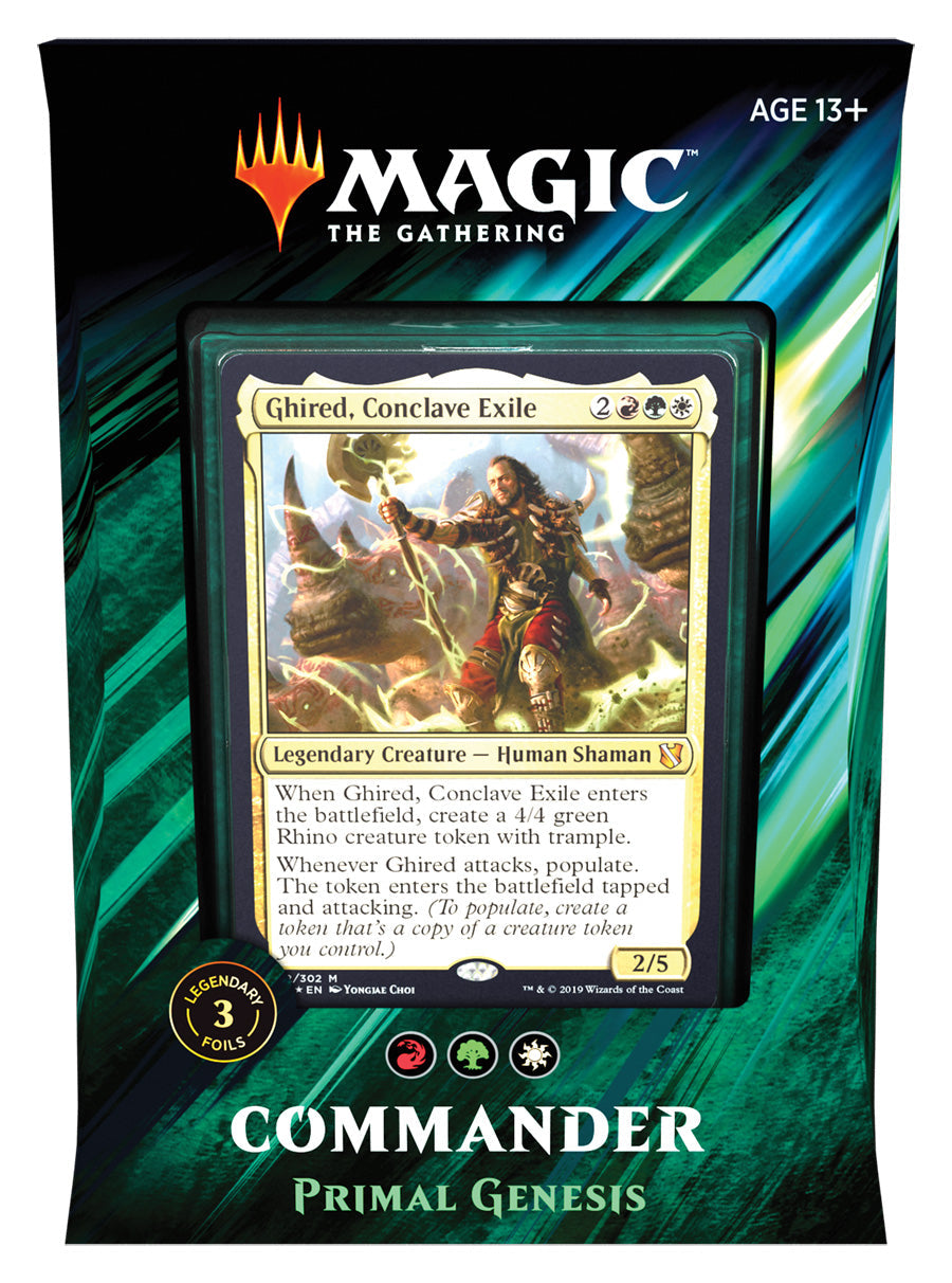 Commander 2019 - Primal Genesis Deck - englisch