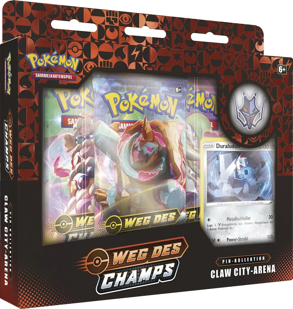 Pokémon SWSH3.5 Weg des Champs - Pin Collection Claw City-Arena - deutsch