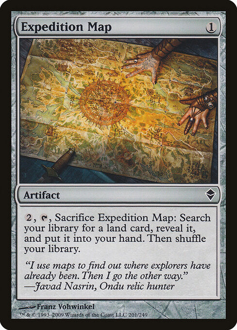 Expedition Map ZEN-201 Common Light Played Englisch