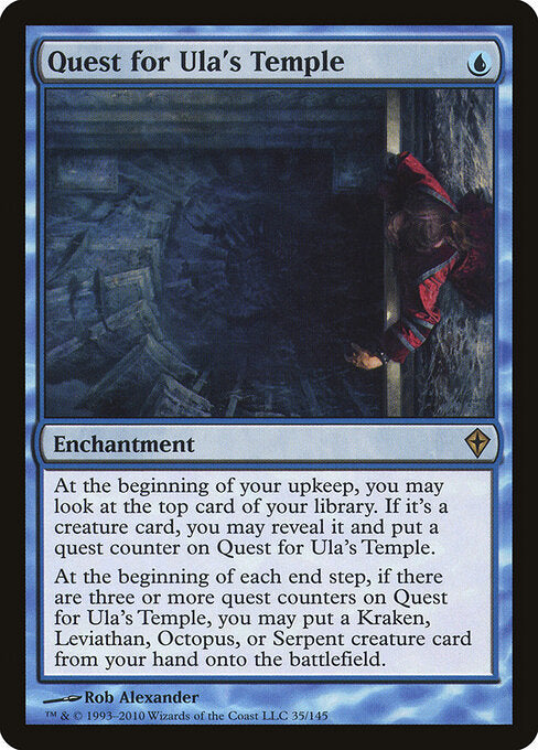 Quest for Ula's Temple WWK-35 Rare Played Englisch