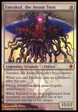 Emrakul, die zerfetzten Zeitalter GDC-4 Mythic Played Deutsch Foil
