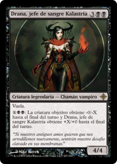 Drana, Kalastria Bloodchief ROE-107 Rare Light Played Spanisch