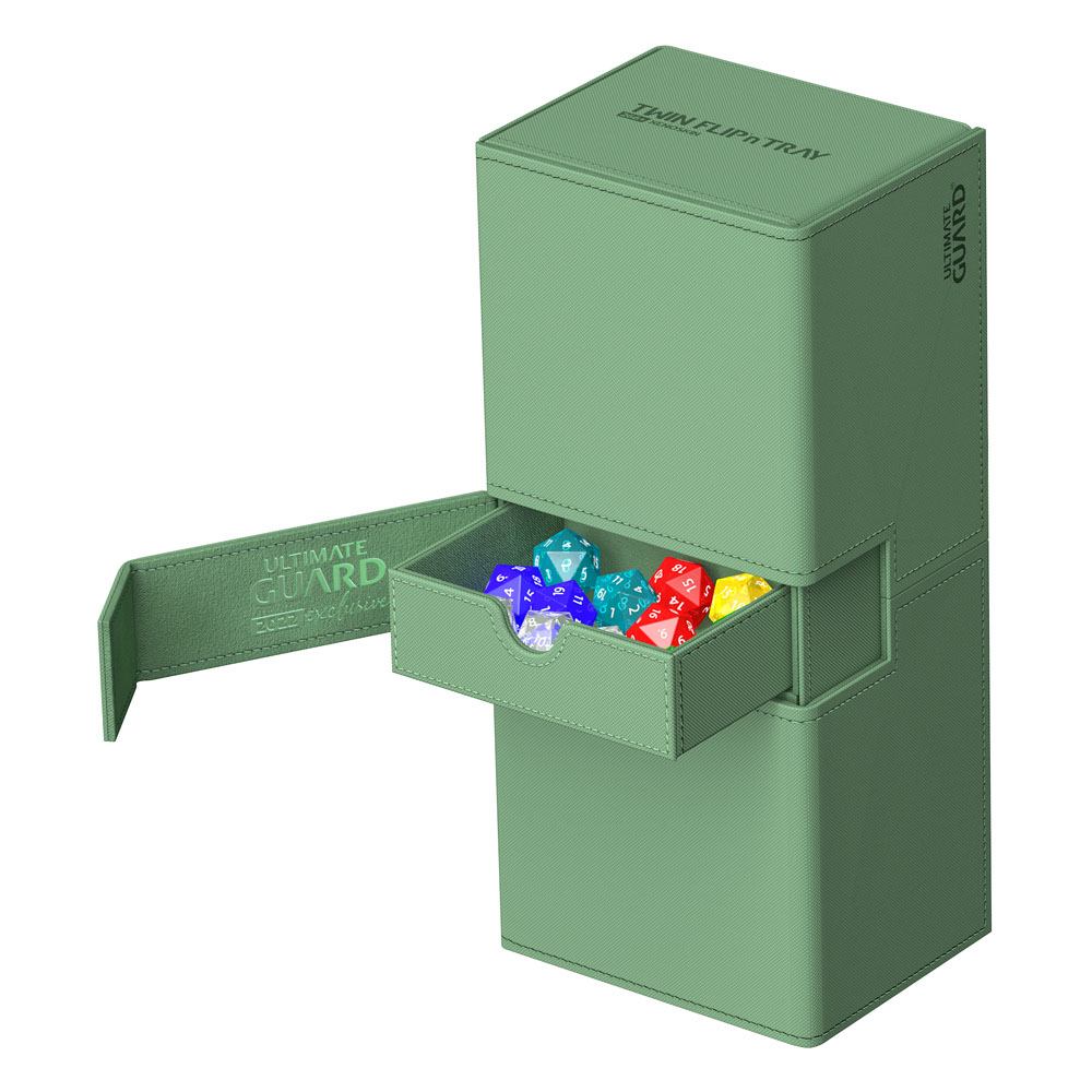 Ultimate Guard Twin Flip`n`Tray 266+ Xenoskin 2022 Exclusive Pastellgrün