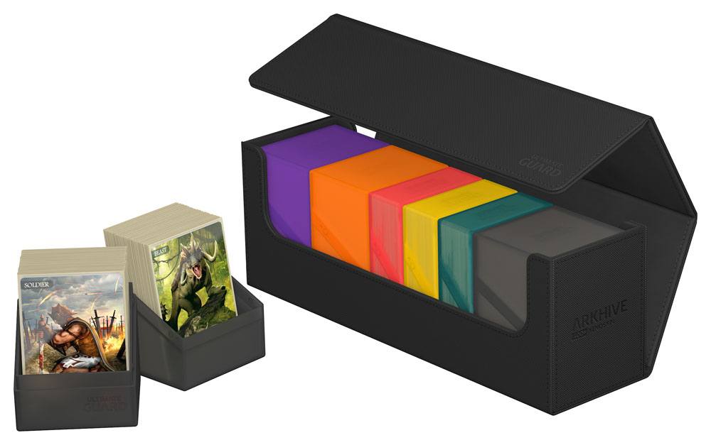 Ultimate Guard Arkhive 400+ XenoSkin Monocolor Schwarz