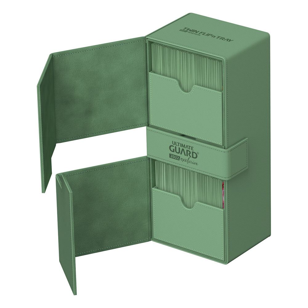 Ultimate Guard Twin Flip`n`Tray 266+ Xenoskin 2022 Exclusive Pastellgrün
