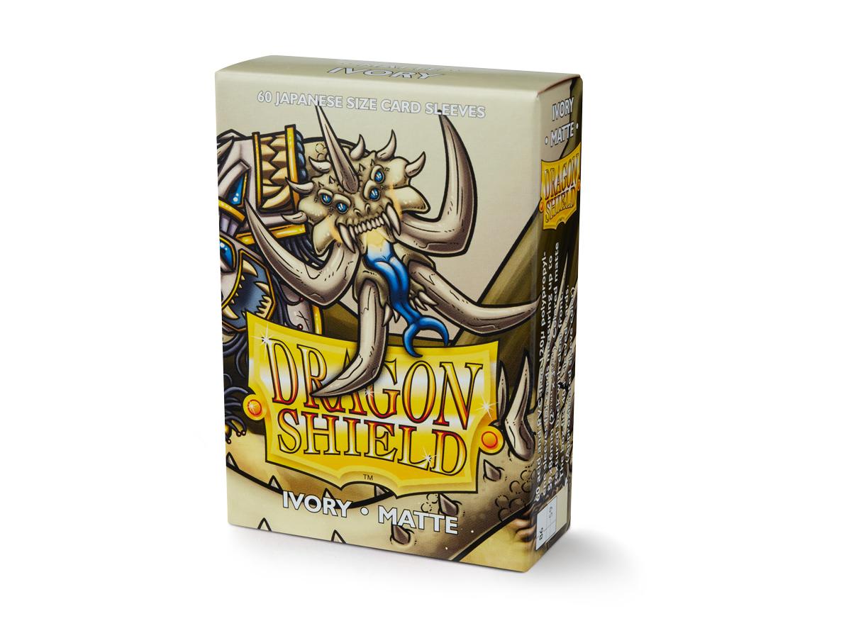 Dragon Shield Japanese Size Matte Sleeves - Ivory (60 Sleeves)