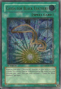Karten für schwarze Federn TSHD-DE046 Ultimate Rare Good Deutsch 1. Auflage