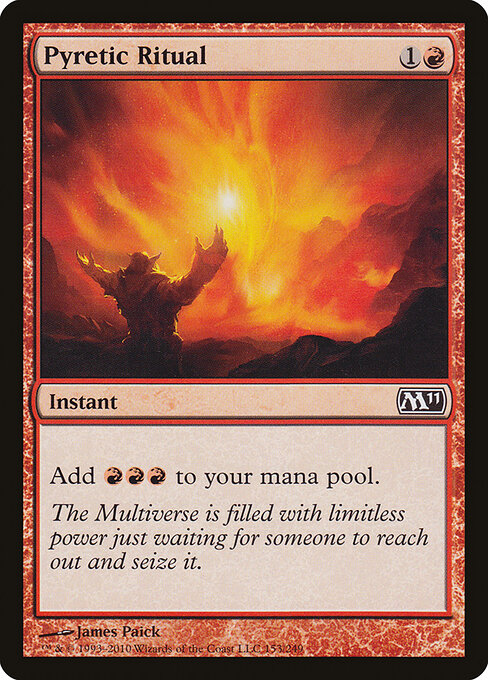Pyretic Ritual M11-153 Common Light Played Englisch