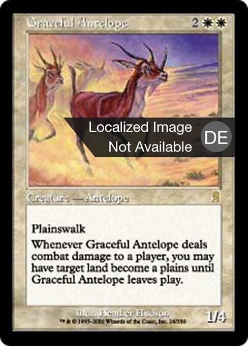 Anmutige Antilope ODY-24 Rare Light Played Deutsch