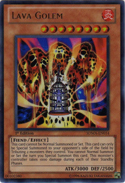 Lava-Golem SDMA-014 Ultra Rare Good Deutsch 1. Auflage