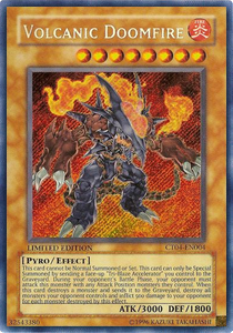 Vulkanisches Verdammnisfeuer CT04-004 Secret Rare Poor Deutsch