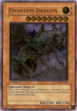 Phantomdrache LODT-DE041 Ultimate Rare Played Deutsch