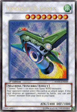Verteidigungsflieger R-Genex HA03-059 Secret Rare Good Deutsch 1. Auflage