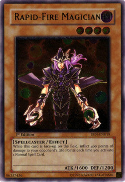 Schnellfeuer-Magier EEN-DE019 Ultimate Rare Excellent Deutsch