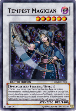 Gewittermagierin SOVR-DESE1 Super Rare Light Played Deutsch
