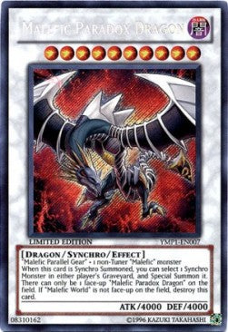 Niederträchtiger Paradoxdrache YMP1-007 Secret Rare Good Deutsch