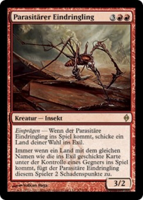 Parasitärer Eindringling NPH-87 Rare Light Played Deutsch