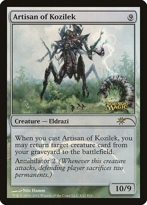 Kozileks Handwerker FNM- Rare Near Mint Englisch Foil