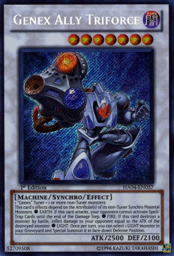 Genex-Verbündeter Dreikraft HA04-057 Secret Rare Excellent Deutsch
