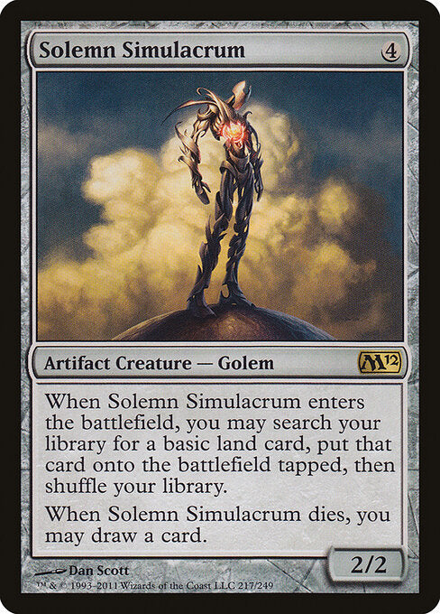 Solemn Simulacrum M12-217 Rare Played Englisch