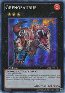 Grenosaurier (V.1) YS11-043 Super Rare Good Deutsch 1. Auflage