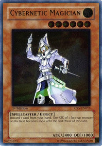 Kybernetischer Magier CRV-DE016 Ultimate Rare Light Played Deutsch 1. Auflage