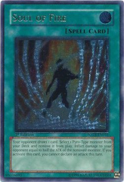 Seele des Feuers FOTB-DE031 Ultimate Rare Played Deutsch