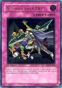 Angriff auf das Hauptquartier (V.2) FET-056 Ultimate Rare Excellent Deutsch 1. Auflage