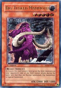 Mammut mit großen Stoßzähnen FET-DE015 Ultimate Rare Excellent Deutsch 1. Auflage