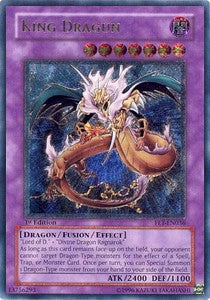 König Dragoon (V.2) FET-036 Ultimate Rare Played Deutsch 1. Auflage