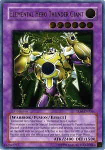 Elementar-HELD Donnergigant TLM-DE036 Ultimate Rare Played Deutsch 1. Auflage