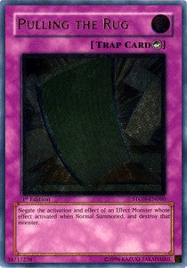 Boden unter den Füßen wegziehen STON-DE060 Ultimate Rare Played Deutsch 1. Auflage