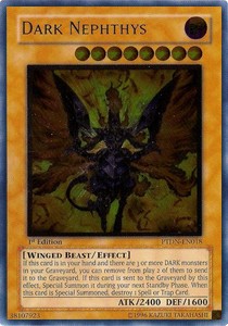 Finstere Nephthys PTDN-DE018 Ultimate Rare Poor Deutsch