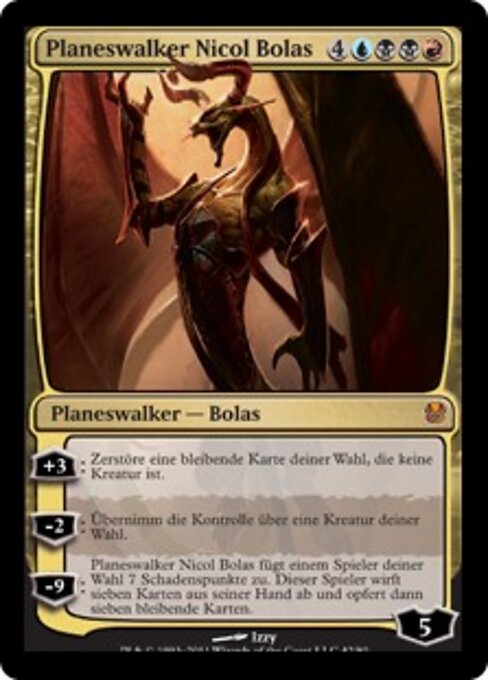 Planeswalker Nicol Bolas DDH-42 Mythic Good Deutsch Foil