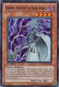 Snoww, Unlight of Dark World SDGU-002 Super Rare Good Deutsch 1. Auflage
