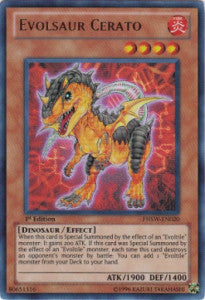 Evolsaurier Cerato (V.1) PHSW-020 Ultra Rare Light Played Deutsch 1. Auflage