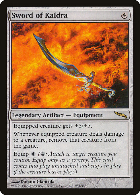 Sword of Kaldra MRD-251 Rare Excellent Englisch