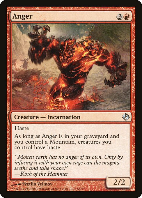 Anger DDI-51 Uncommon Light Played Englisch