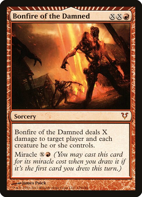 Bonfire of the Damned AVR-129 Mythic Light Played Englisch