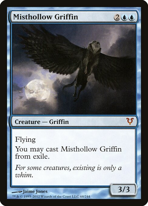 Misthollow Griffin AVR-68 Mythic Excellent Englisch Foil