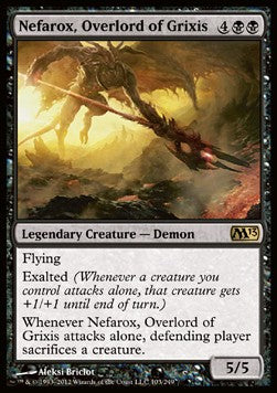 Nefarox, Overlord of Grixis M13-103 Rare Played Englisch