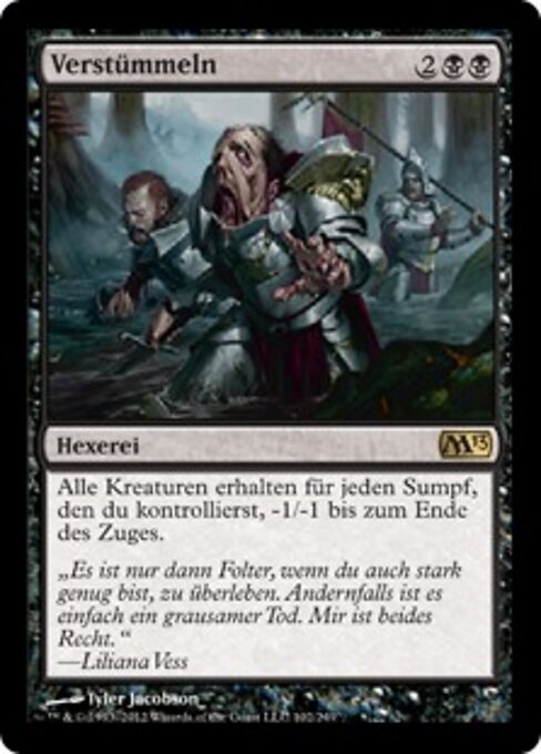 Verstümmeln M13-102 Rare Excellent Deutsch