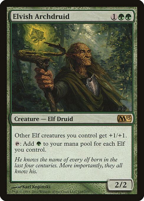 Elvish Archdruid M13-168 Rare Excellent Englisch