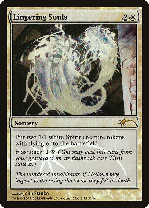 Lingering Souls FNM- Rare Light Played Englisch Foil