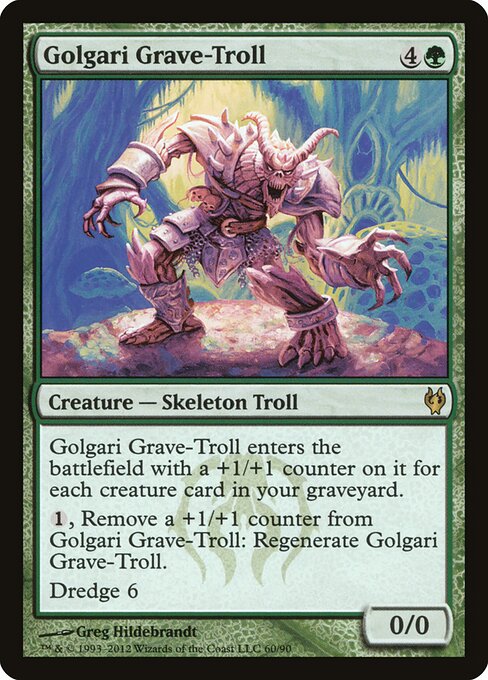 Golgari Grave-Troll DDJ-60 Rare Good Englisch
