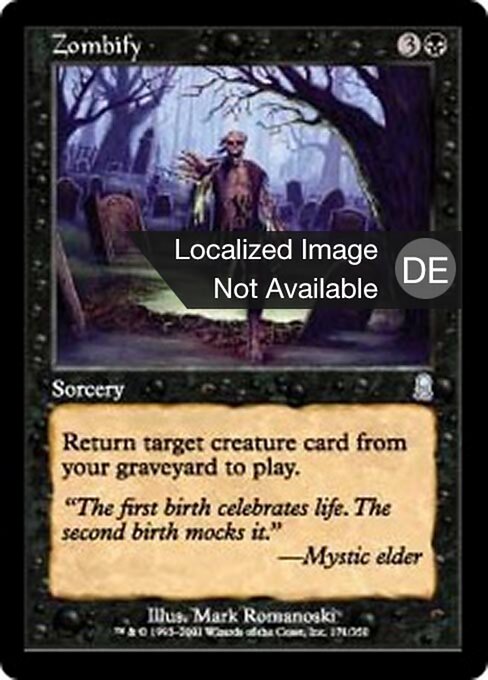 Zombifizierung ODY-171 Uncommon Played Deutsch