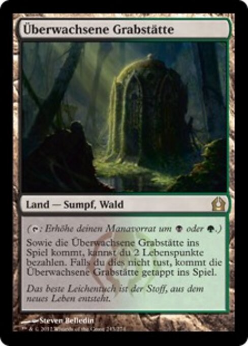 Überwachsene Grabstätte RTR-243 Rare Light Played Deutsch
