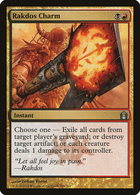 Rakdos-Amulett RTR-184 Uncommon Excellent Englisch