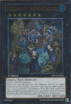 Nixenrüstung  Abyssgaios ABYR-DE046 Ultimate Rare Excellent Deutsch